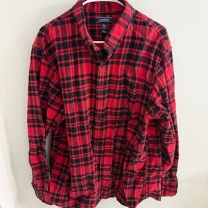 Men’s XL Lands’ End 100% cotton flannel
